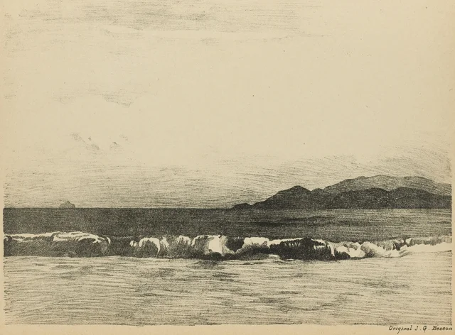 Nha-Trang, plage (planche 25), Monographie dessinée de l'Indochine