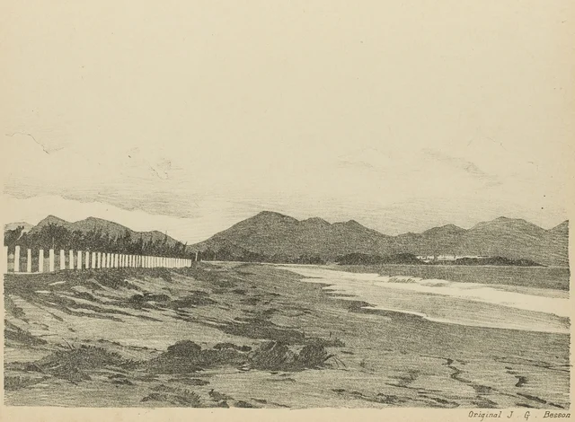 Nha-Trang, plage (planche 23), Monographie dessinée de l'Indochine