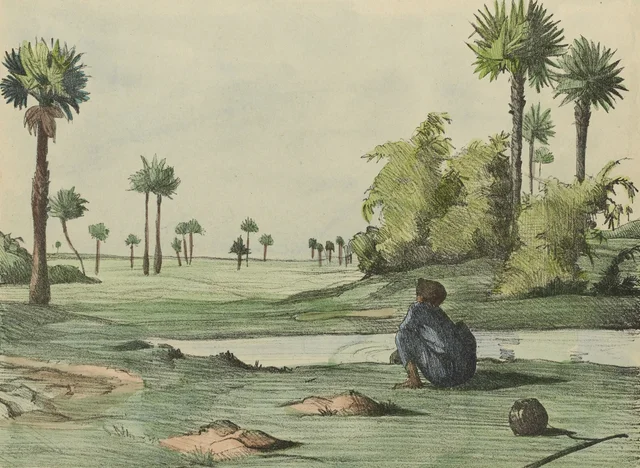 Paisaje de Svairiêng, Monografía dibujada de Indochina