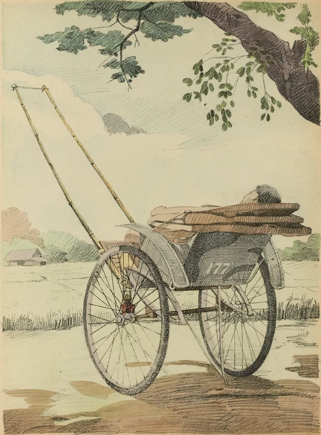 Pousse-pousse durante la siesta