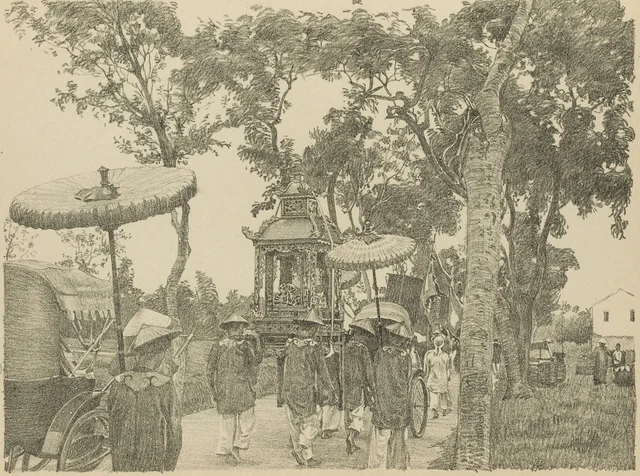 Procissão, “Thỉnh-sắc-Thần”