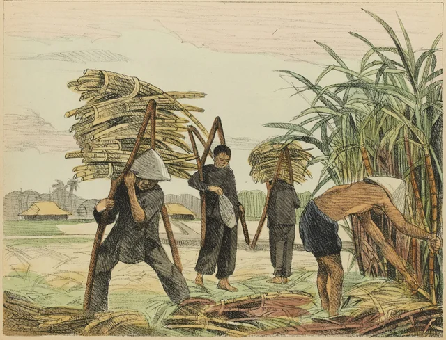 Sugar cane harvest