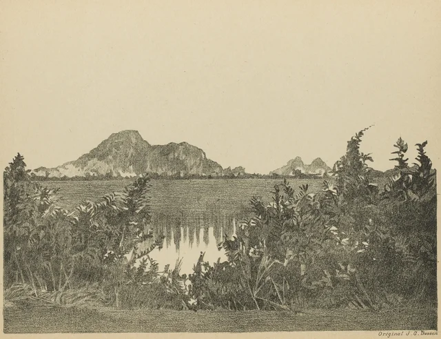 Local na estrada de Hatiên a Kampot (prancha 1)