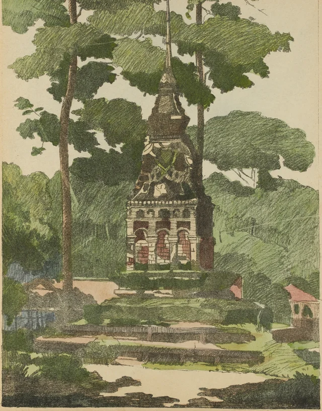 Tombeau cambodgien à Dương-Hóa (Travinh), Monographie dessinée de l'Indochine