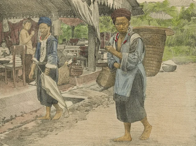 Tonkín, tomo IV, lámina 38, Monografía dibujada de Indochina