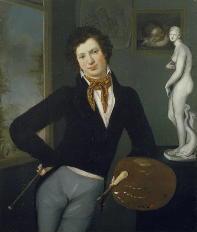 Self-Portrait, Moritz Daniel Oppenheim