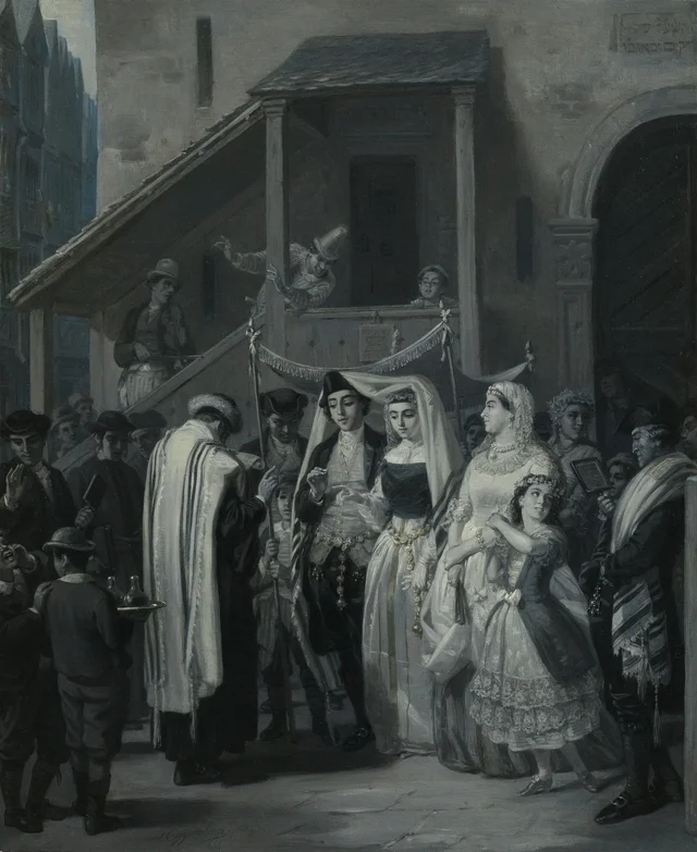 The Wedding, Moritz Daniel Oppenheim