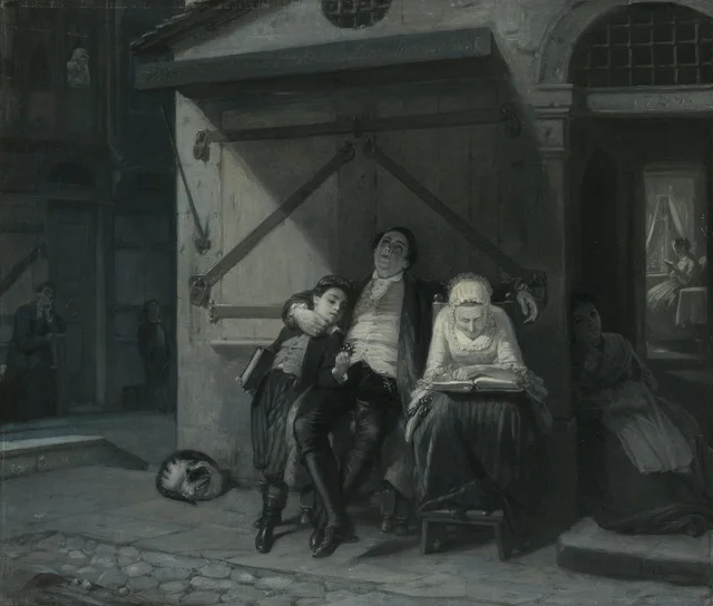 Sabbath Rest, Moritz Daniel Oppenheim