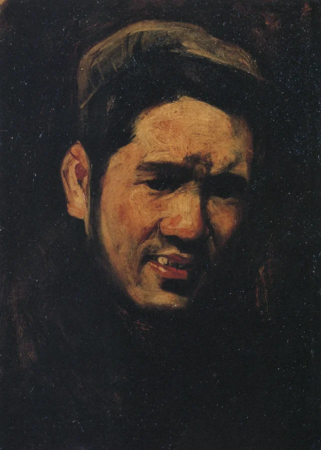 Autorretrato de boné