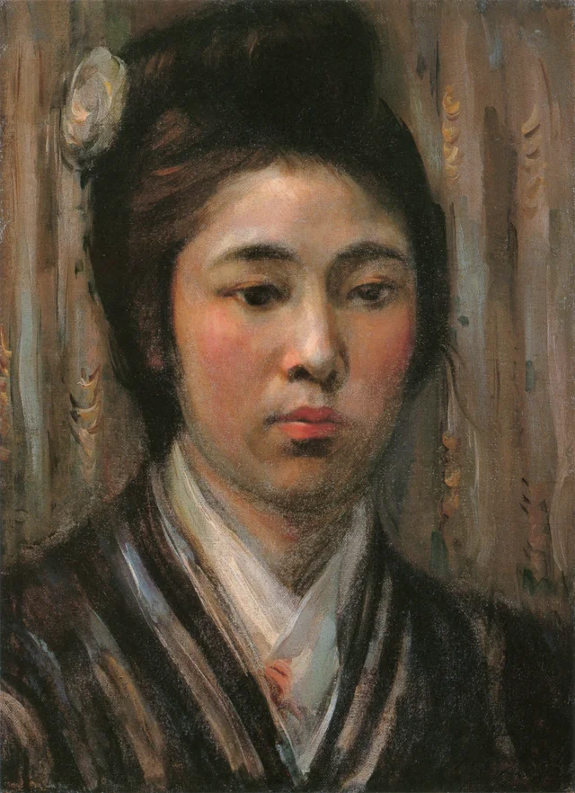 Portrait de femme, Nakamura Tsune