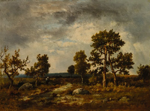 Chemin près de la mare aux Vipères, forêt de Fontainebleau, Narcisse Díaz de la Peña