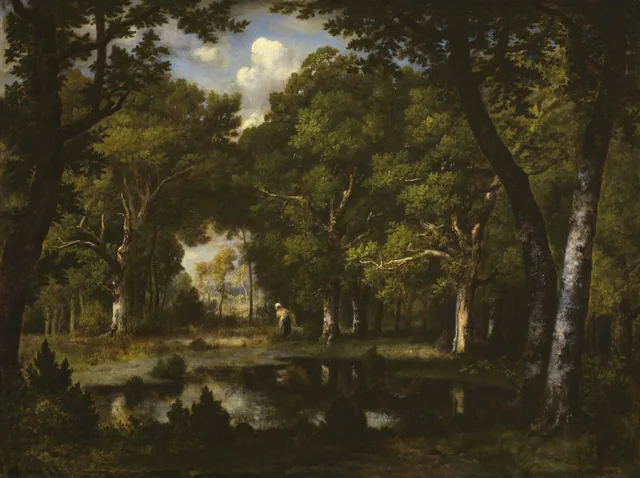 Étang dans les bois, Narcisse Díaz de la Peña