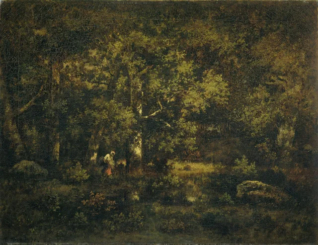 A floresta de Fontainebleau