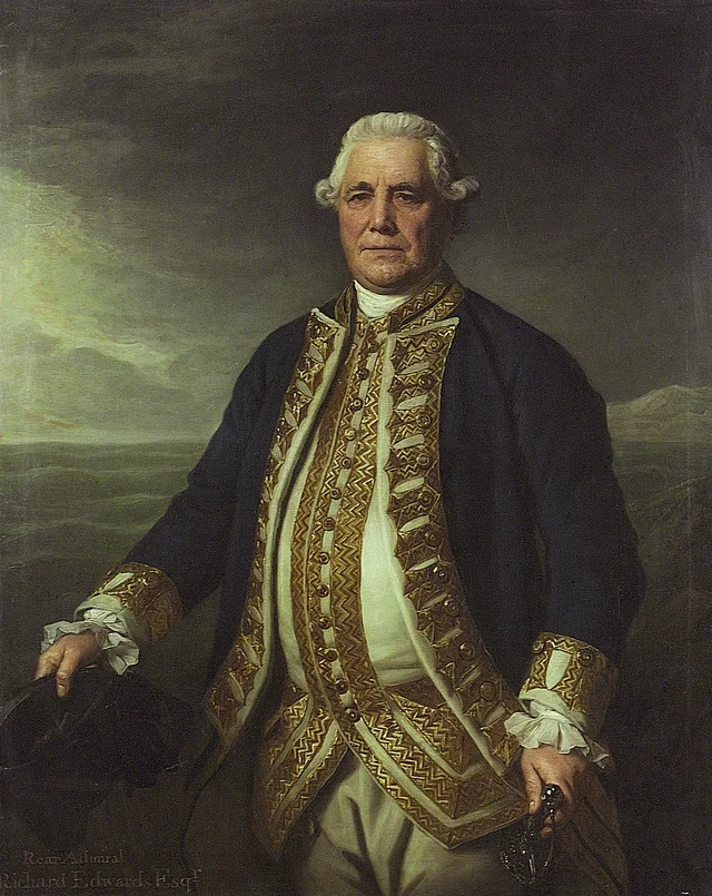 L'amiral Richard Edwards (mort en 1794), Nathaniel Dance-Holland