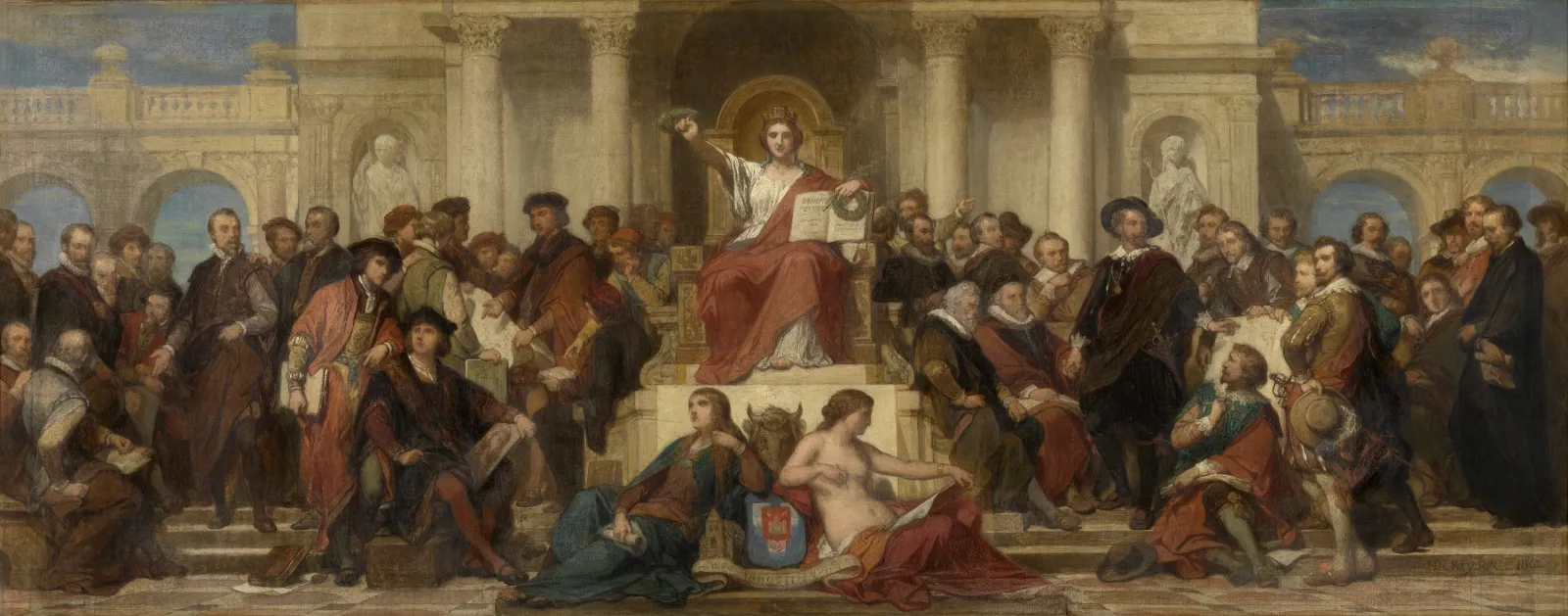The City of Antwerp, Gothic and Renaissance, Surrounded by Artists, Nicaise De Keyser