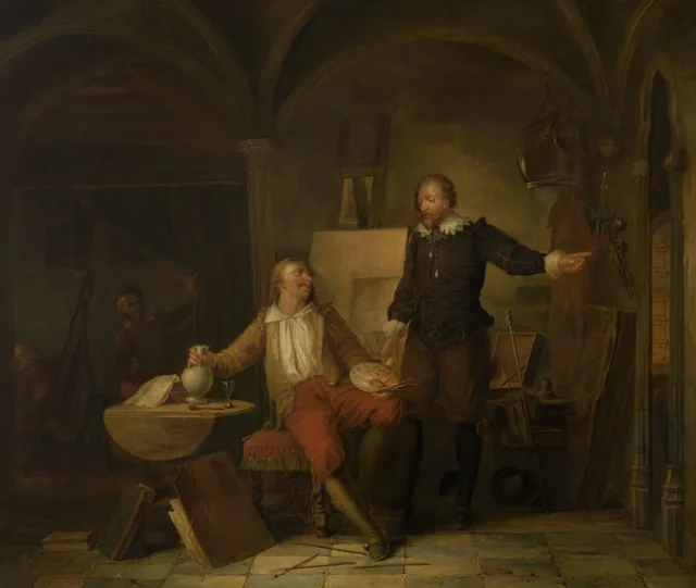 The Studio of the Painter Joos van Craesbeeck, Nicaise De Keyser