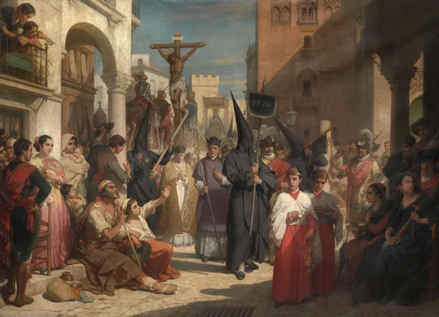 Good Friday Procession in Seville, Nicaise De Keyser