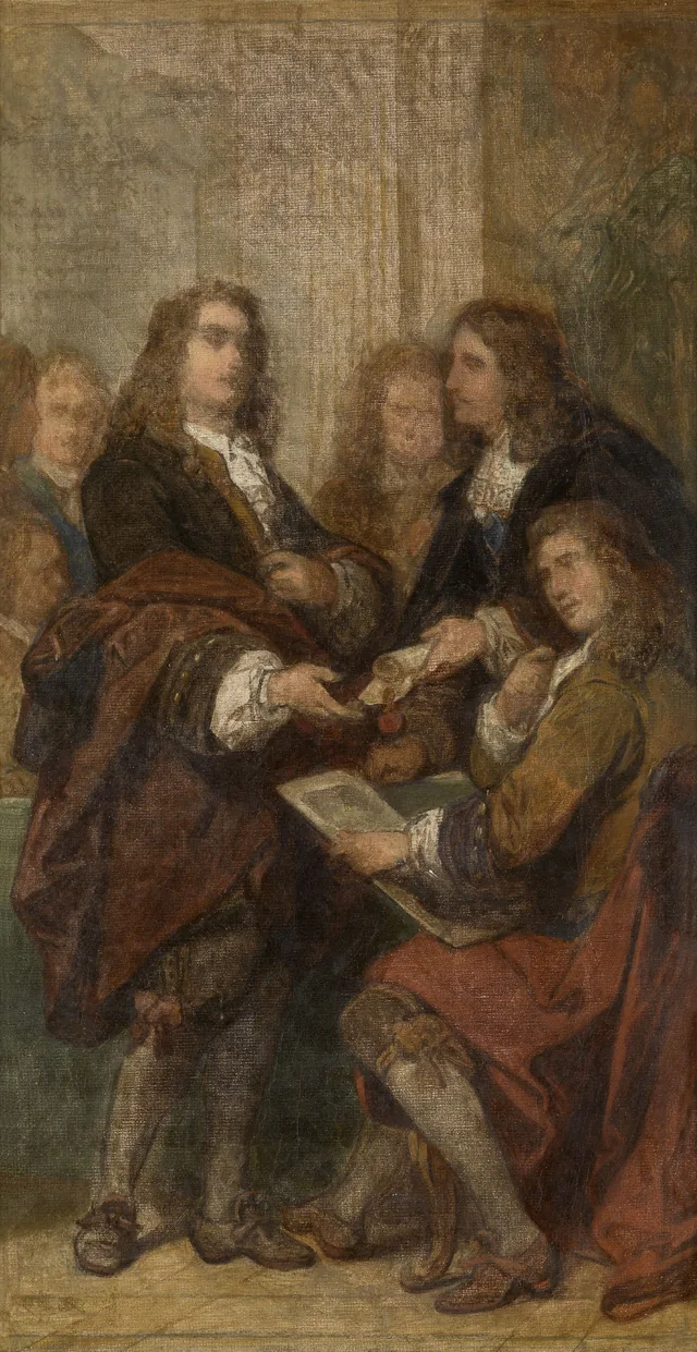 The Engraver Gerard Edelinck in Paris, Nicaise De Keyser