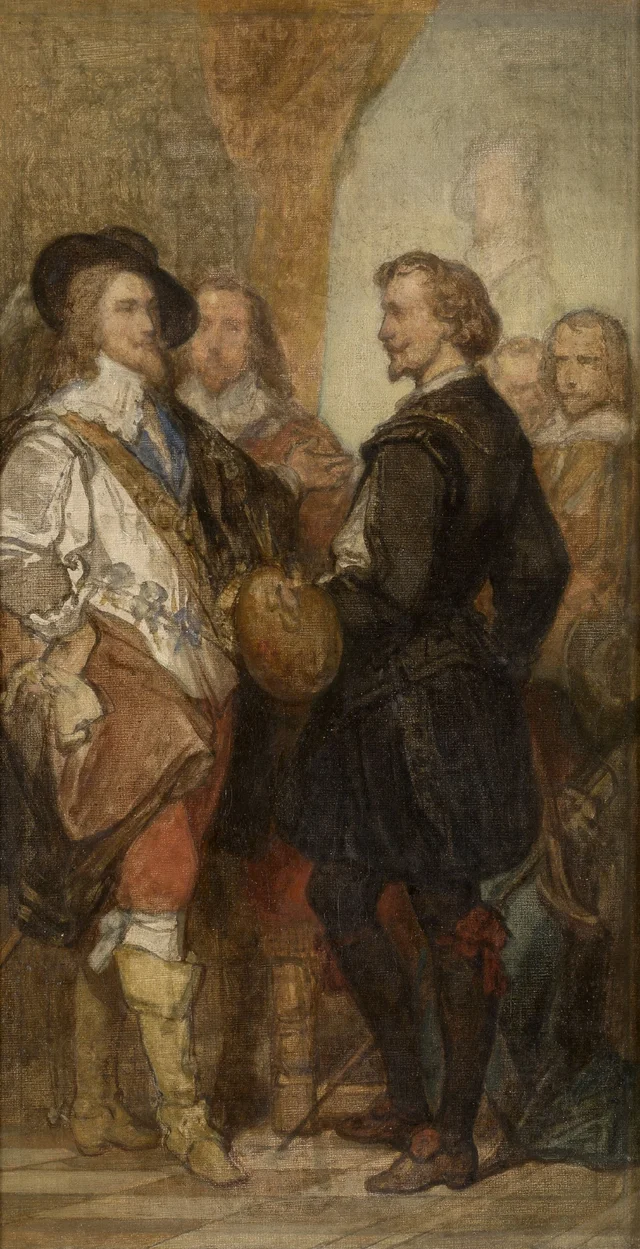 El pintor Anton van Dyck en Londres