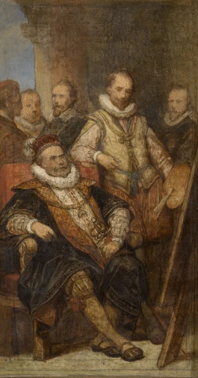 The Painter Bartholomeus Spranger in Vienna, Nicaise De Keyser