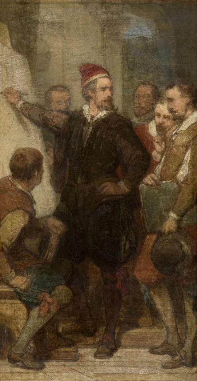 The Painter Denys Calvaert in Bologna, Nicaise De Keyser
