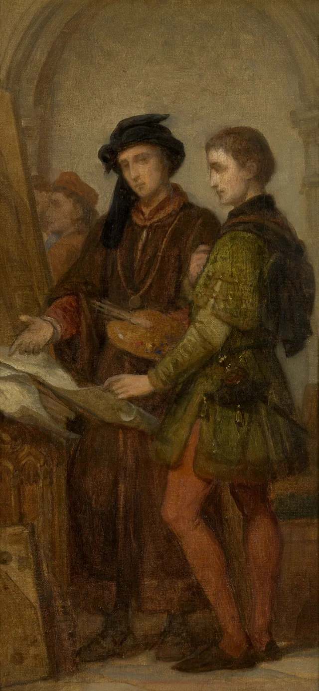 The Painters Jan van Eyck and Rogier van der Weyden, Nicaise De Keyser