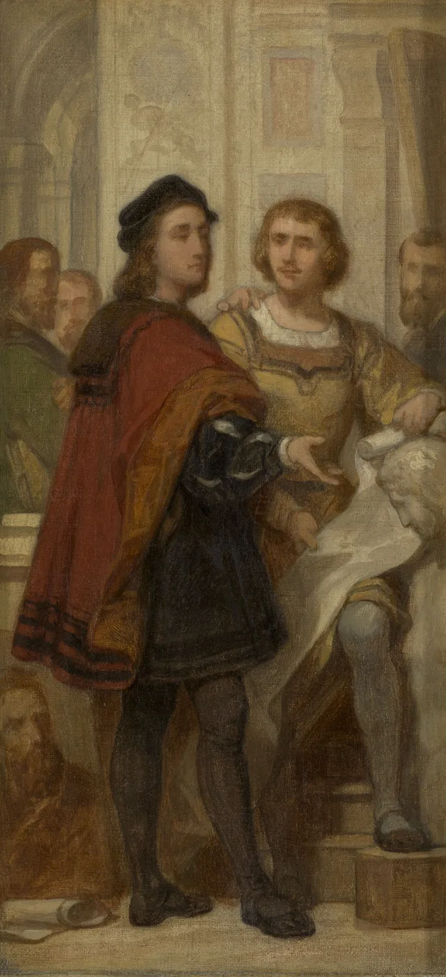 The Painters Raphael and Bernard van Orley, Nicaise De Keyser