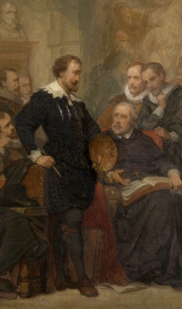 Pedro Pablo Rubens en su taller, Nicaise De Keyser
