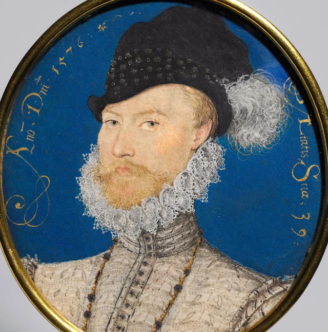 Portrait of Charles Howard, 2nd Baron Howard of Effingham, later 1st Earl of Nottingham, Nicholas Hilliard