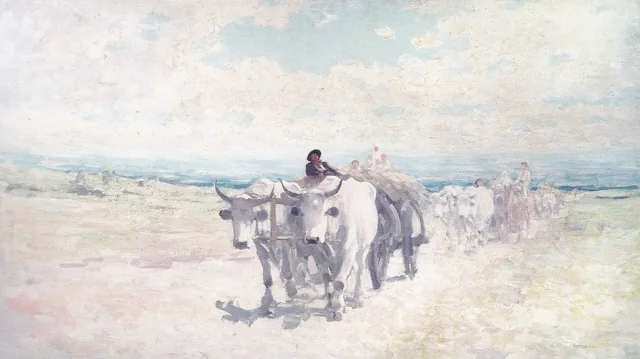 Ox-Carts, Nicolae Grigorescu