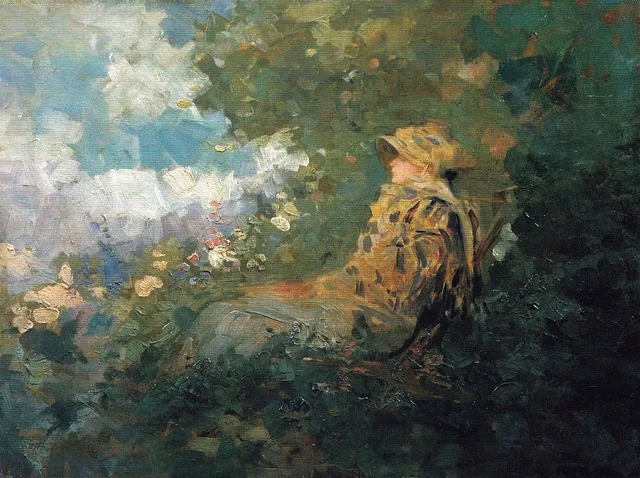 Woman in the Garden