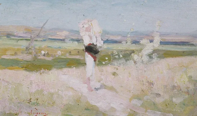 Girl with a Pail, Nicolae Grigorescu