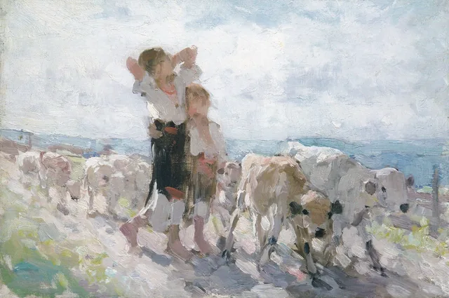 Jeunes bergères