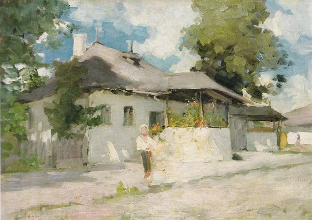 A casa do pintor em Câmpina