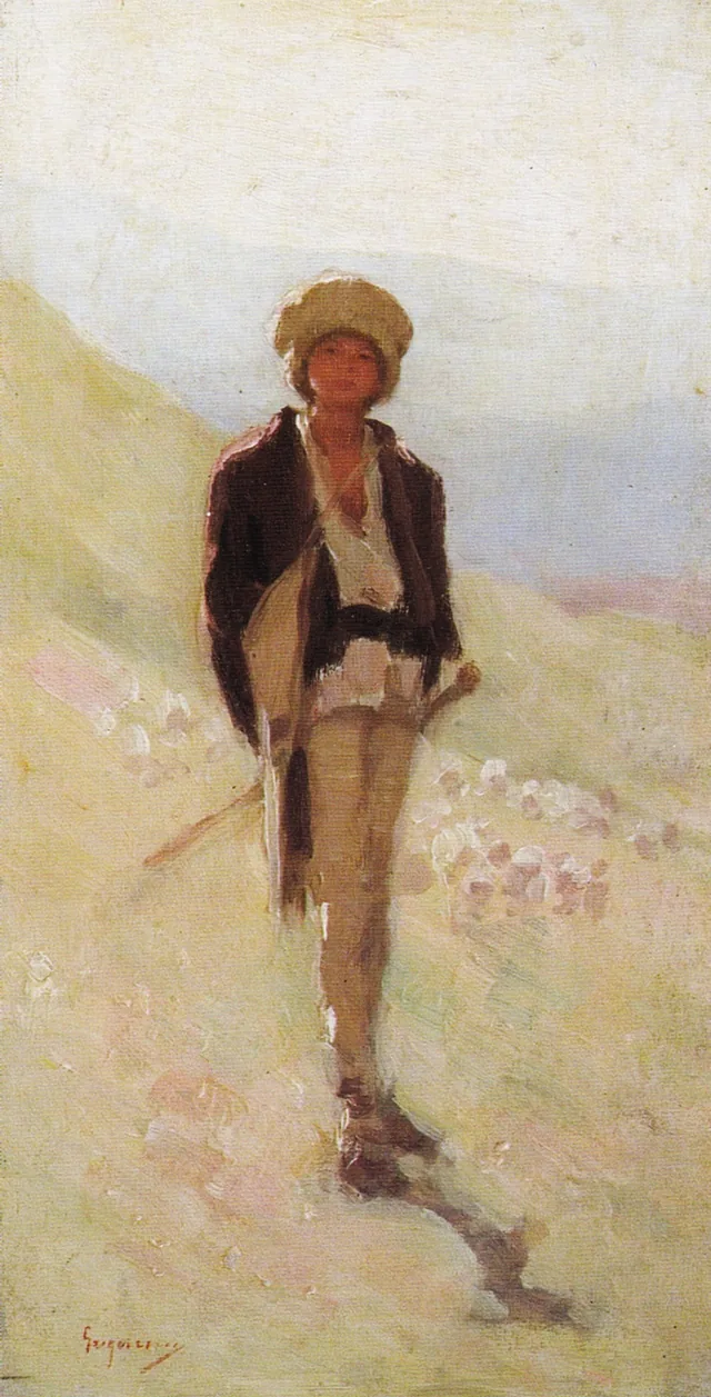 The Little Shepherd, Nicolae Grigorescu