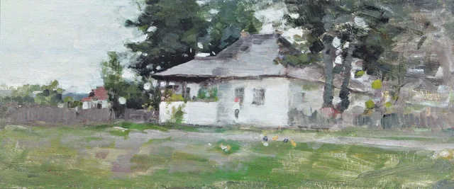 Maison à Câmpina à l'aube