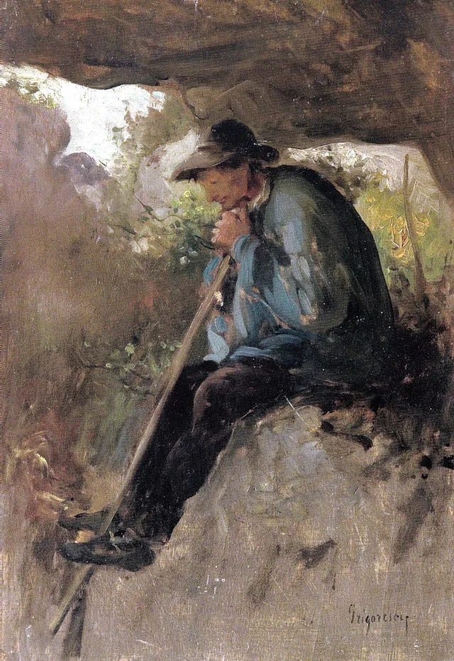 Ouvrier à Fontainebleau