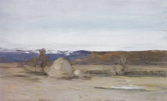 Paysage au rocher