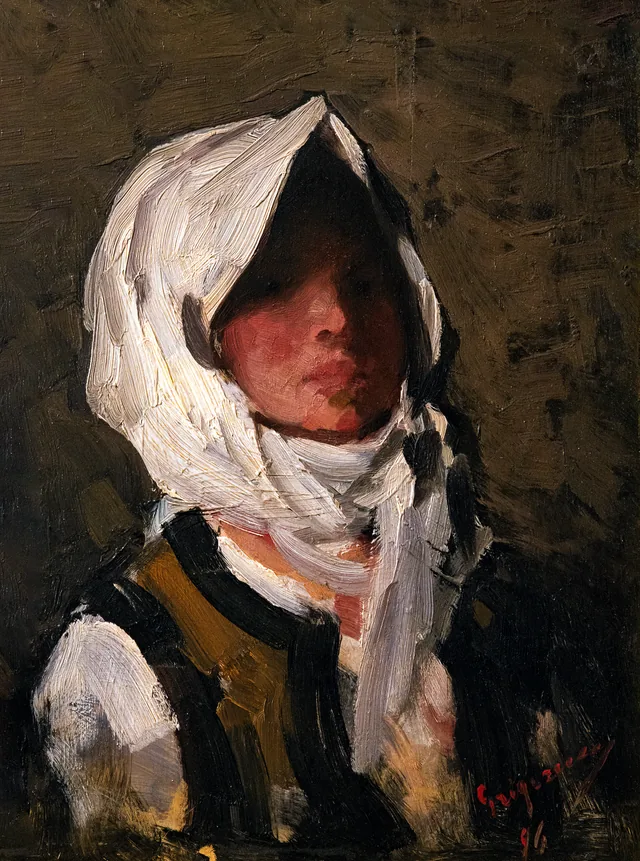 Portrait of a Young Peasant Woman, Nicolae Grigorescu
