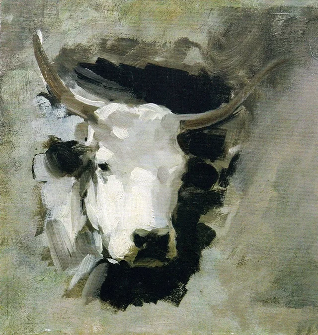Head of an Ox, Nicolae Grigorescu
