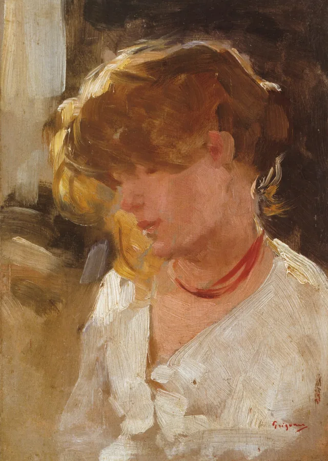Tête de paysanne
