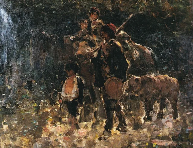 Tsiganes avec l'ours