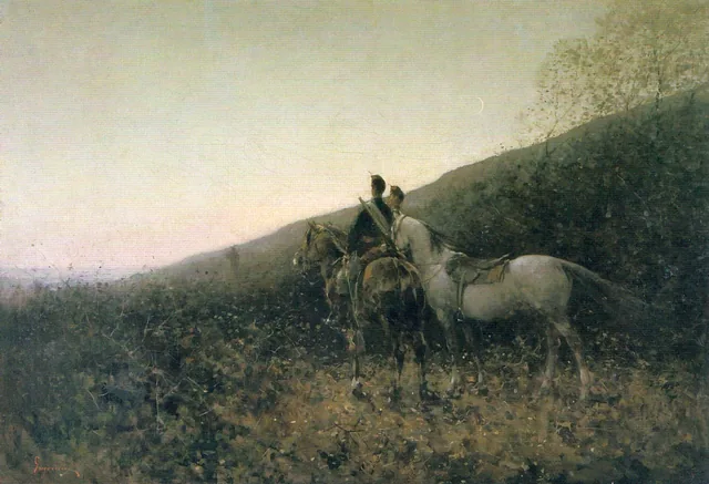 A Sentry on Horseback
