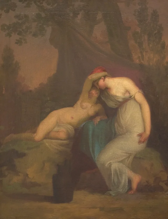 The Greek Poet Sappho and the Girl from Mytilene