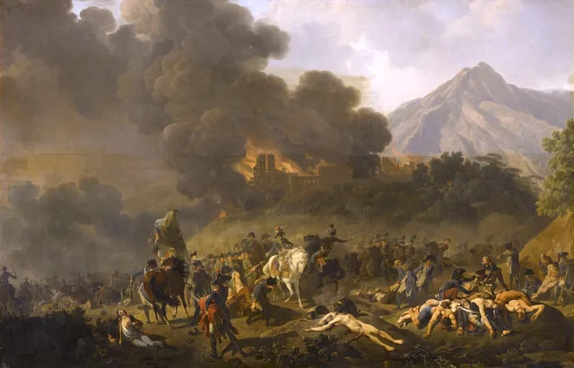 Bonaparte Receiving Prisoners on the Battlefield, 1797, Nicolas-Antoine Taunay