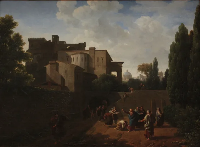 Landscape with Christ and the Woman with the Issue of Blood, Nicolas-Antoine Taunay