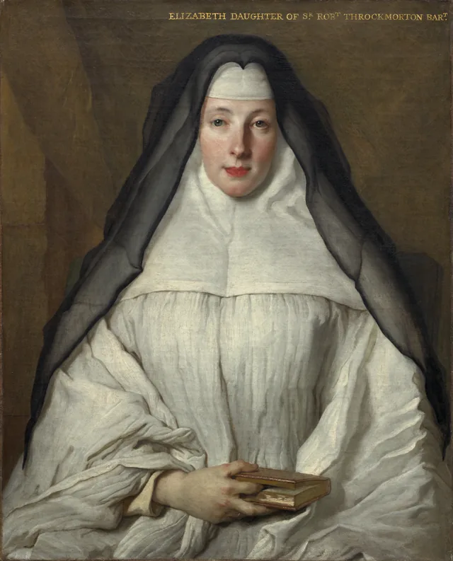 Elizabeth Throckmorton, Canoness of the Order of the Dames Augustines Anglaises, Nicolas de Largillierre