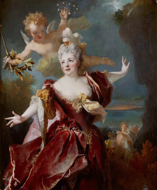 Mademoiselle Duclos de Châteauneuf (1664-1747), in the Role of Ariadne, Nicolas de Largillierre
