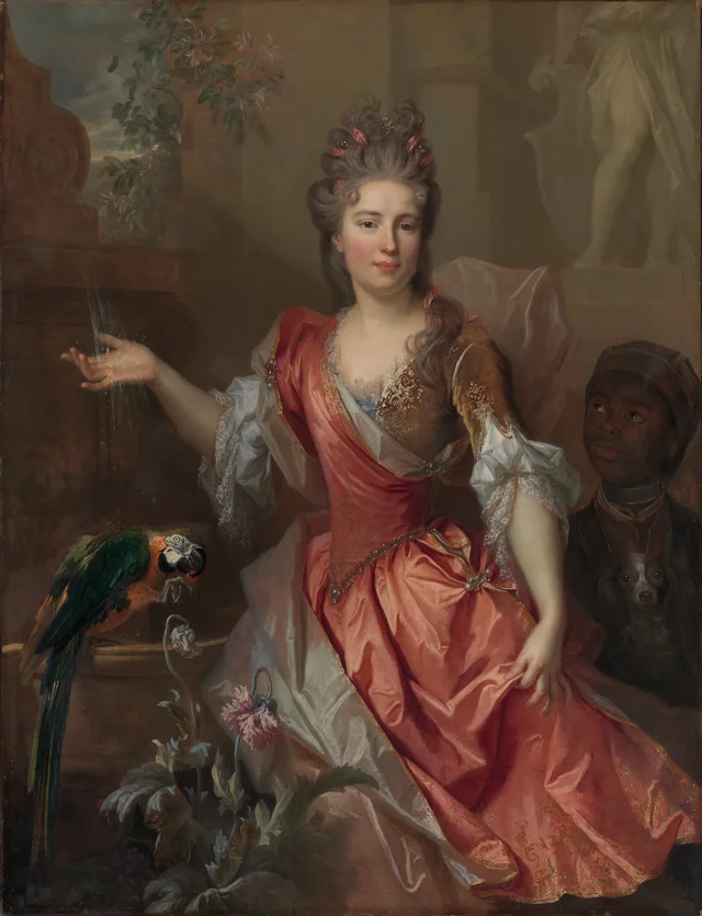 Portrait of a Woman and an Enslaved Servant, Nicolas de Largillierre