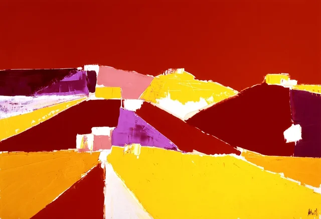 View of Agrigente, Nicolas de Staël